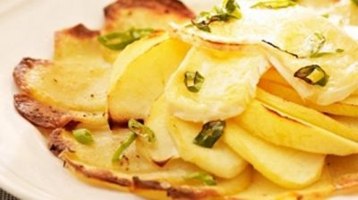 Aardappeltaartjes met brie