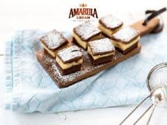 Amarulabrownie met cheesecakevulling
