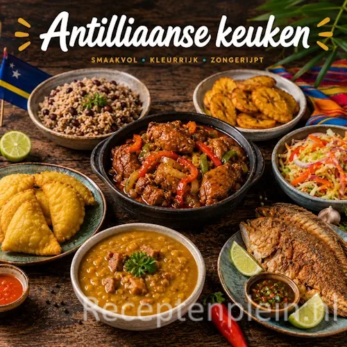 Antilliaanse keuken met traditionele Caribische gerechten