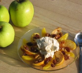 Appel-rozijnentoetje