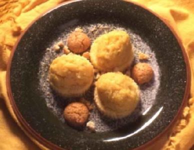 Appelcompote met bitterkoekjes uit Veneto