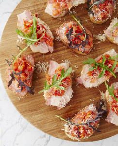 Bruschetta met Breydelspek