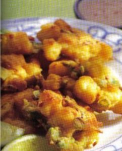 Beignets met sint jakobsschelpen