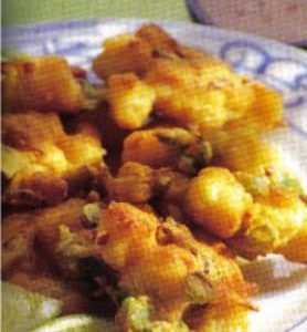 Beignets met sint jakobsschelpen