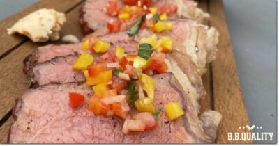 Bife de Tira met gerookte boter en Braziliaanse salsa