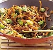 Broccolischotel met shoarmareepjes