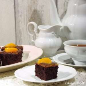 Brownies met Sinaasappel marmelade