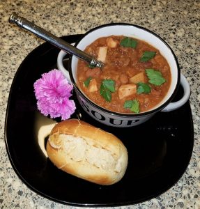 Bruine bonensoep a la Sandra uit de slowcooker