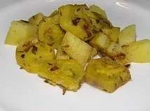 Groene bananencurry