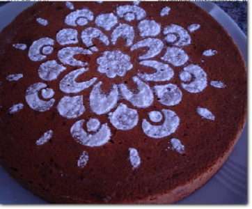 Cake met dadels en noten