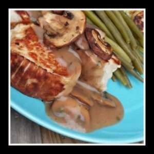 Champignonsaus met Port