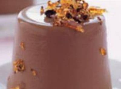 Choco panna cotta