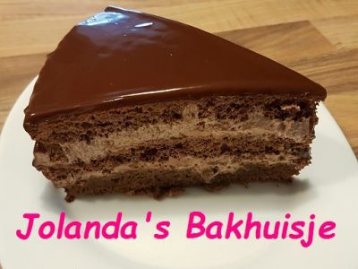Chocoladetaart met salted caramel