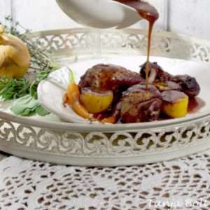 Coq au Vin, traditionele wijze