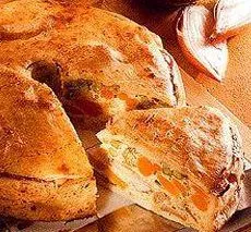 English pie with rabbit
