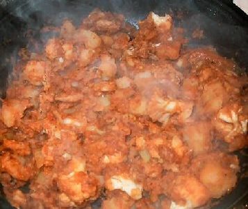 Eurasian aloo gobi