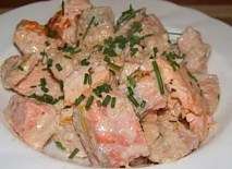 Zalm in citroenmarinade