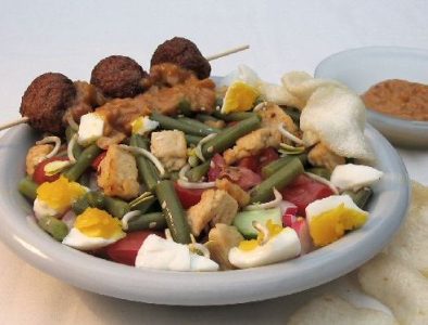 Gado-gado met tofu