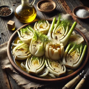 Gekookte Venkel met Olijfolie en Balsamico