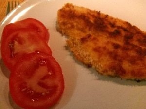 Gepaneerde scharfilet in panko