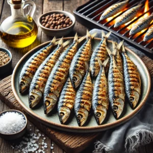 Geroosterde Sardines met Zeezout en Olijfolie
