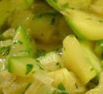 Gestoofde courgettes