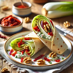 Gezonde Witlof Walnoten Wraps