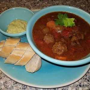 Goed gevulde Tomatensoep uit de slowcooker
