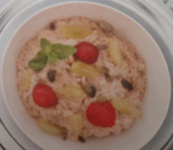 Havermoutpap met vers fruit