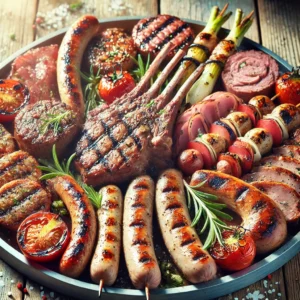 Heerlijke Mixed Grill met Gegrilde Groenten