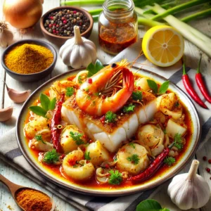 Indonesische Pikante Visschotel
