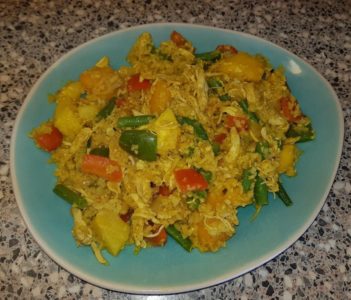 Kip kerriepotje a la Sandra