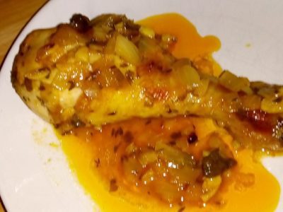 Kipdrumsticks lang gemarineerd