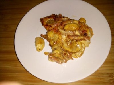 Kipschnitzel op Normandische wijze