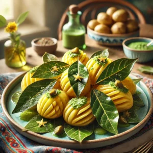 Laurier Aardappelen met Groene Saus