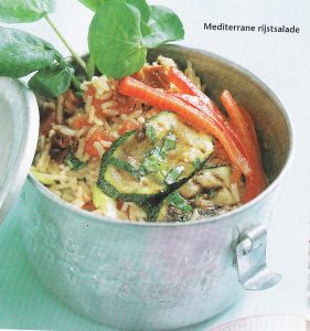 Mediterrane rijstsalade