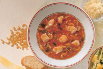 Minestrone-vissoep