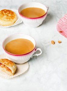 Mini kaneel en pindakaas pancakes & Envivo Lungo