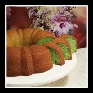 Pandan Chiffon cake