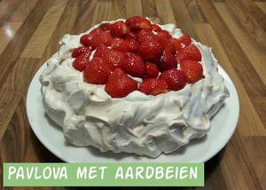 Pavlova met Aardbeien