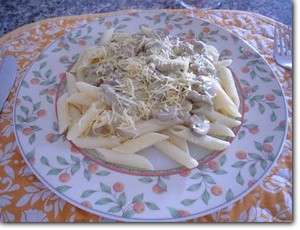 Penne met champignonsaus
