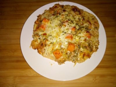 Pizza met zeevruchten