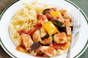 Ratatouille met vis