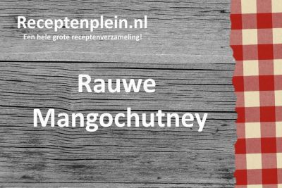 Rauwe Mangochutney