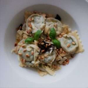 Ravioli met Spinazie, Geitenkaas en Ricotta