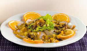 Recept voor Carpaccio van gerookte kip met boerenjongens