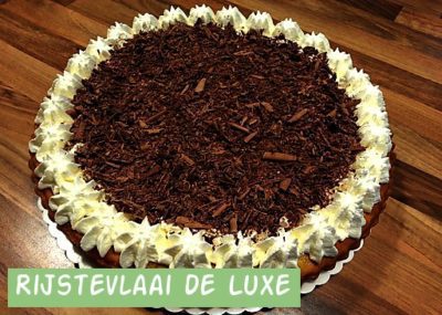 Rijstevlaai de Luxe