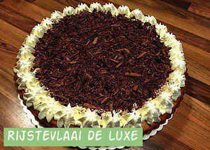 Rijstevlaai de Luxe