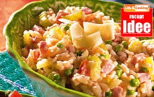 Romige Groenterisotto met ham