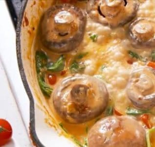 Romige toscaanse champignons